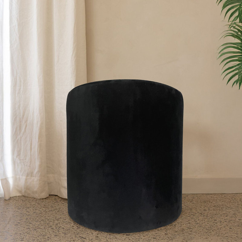 Manufactured Wood Accent Stool, Blue