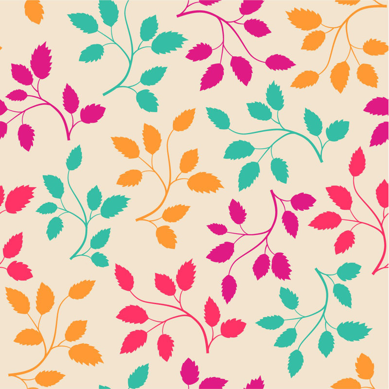 Floral Roll, 2.08' W x 10.42' L