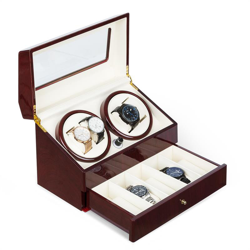 Wood Watch Box +, Brown