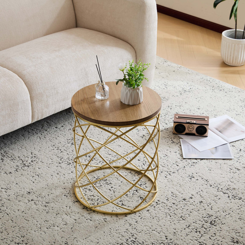 Table d'appoint Cirsten, Naturel
