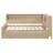 Full Size Wood Daybed With Storage Shelves And Trundle