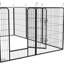 Panel Steel Pet Barrier With Door-93798969