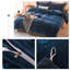 Ensemble de literie de housse de couette de couleur unie américaine Lissther (3 pièces, dont 1 housse de couette et 2 taies d'oreiller), pour un hiver froid et chaud. -129803728-130896772