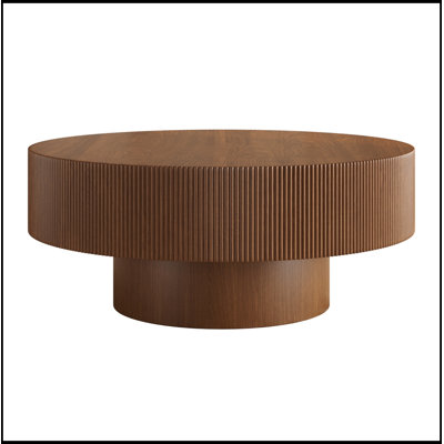 Round Coffee Table with sturdy base