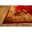 1920s Red Open Field 6Star Room Size Antique Chinese Knotted Wool Art Deco Rug