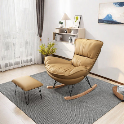 Chaise berçante confortable et respirante