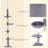 Adjustable Height Floor-To-Ceiling Vertical Cat Tree