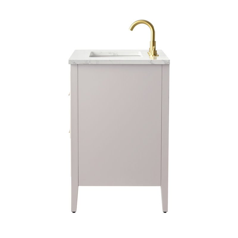 Emma 30" W Single Vanity, Taupe