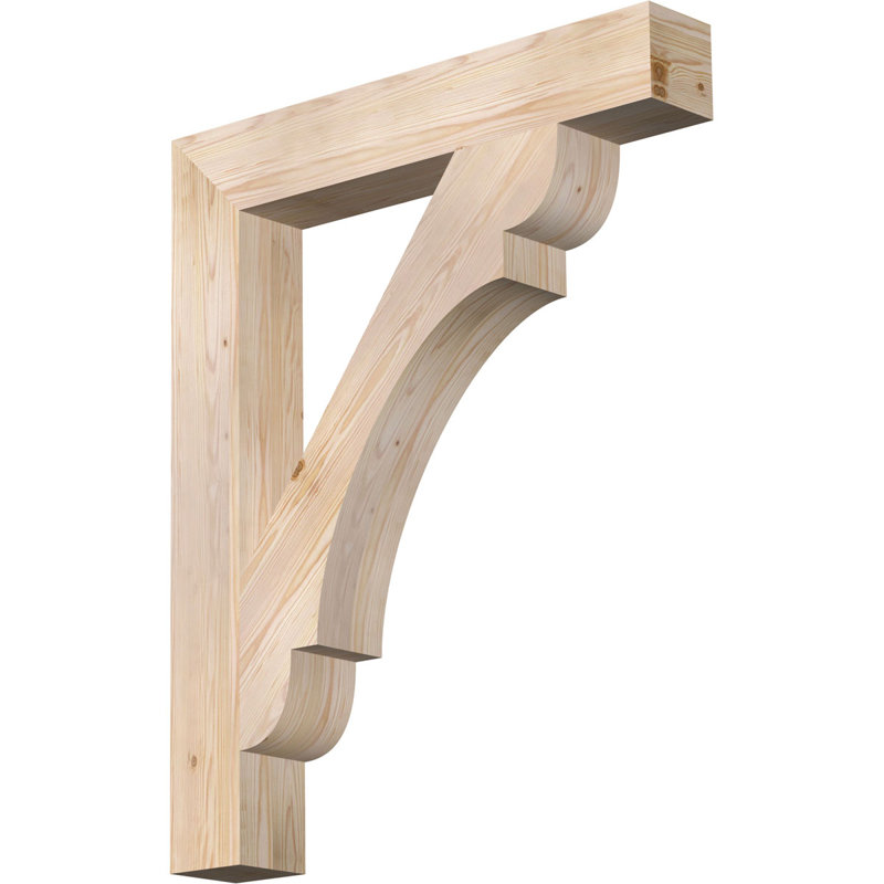 Support lisse bloc 5 1/2 "x P 36" x H 44 ", sapin Douglas, Sapin de Douglas, H 44 po x l 5,5 po x P 36 po