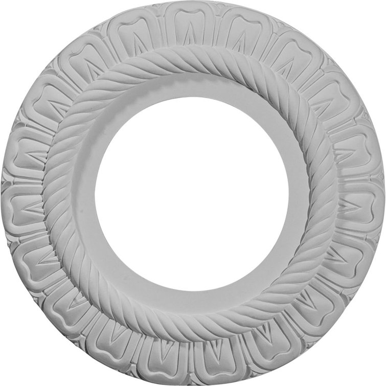9"OD x 4 1/2"ID x 1/2"P Claremont Ceiling Medallion (Fits Canopies up to 5 5/8")
