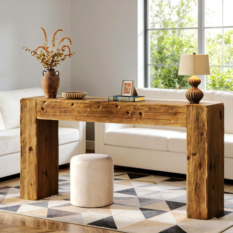 Versatile End Table,Compact Console Table,Wood Coffee Table