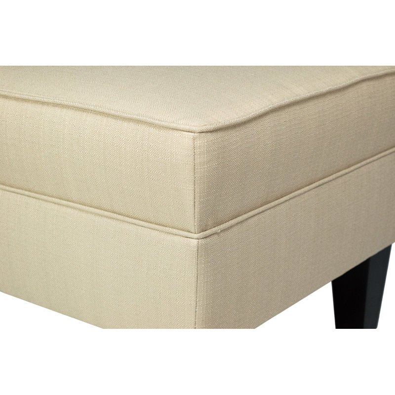 Culloden Upholstered Ottoman, Beige