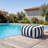  Santorin 2-Piece Outdoor Bean Bag Lounge Chair & Ottoman-308807996