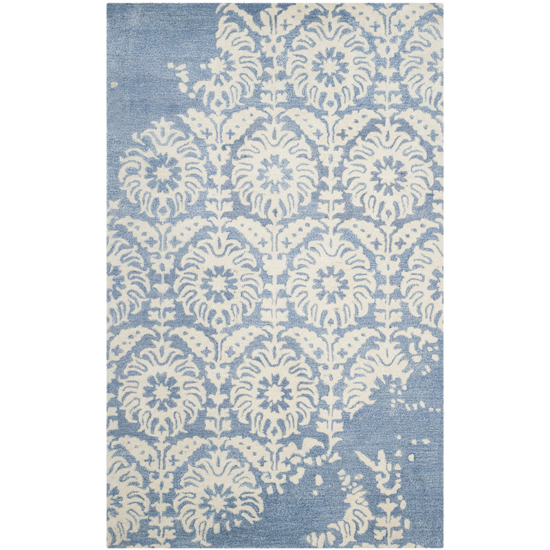 Rudra Hand Tufted Wool Geometric Rug, Rectangle 2'6" x 4'