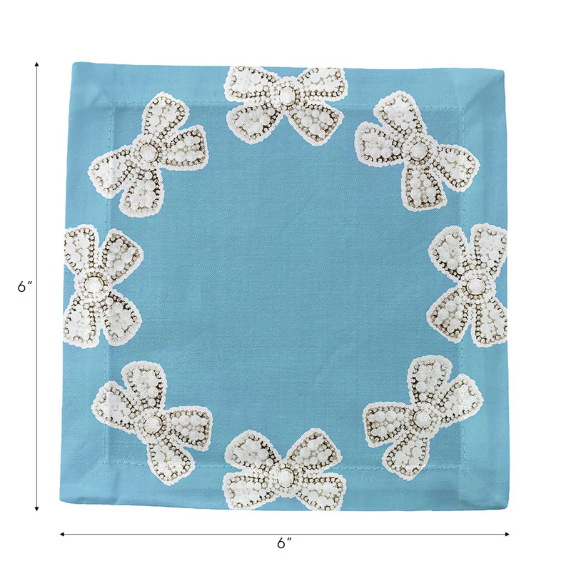 Square Napkins, Bluebell