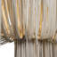 Stretch Oval Leather Fringe Chandelier