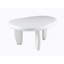 Table de bout blanche ultrabrillante