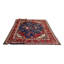 Tapis fin bleu marine Evania