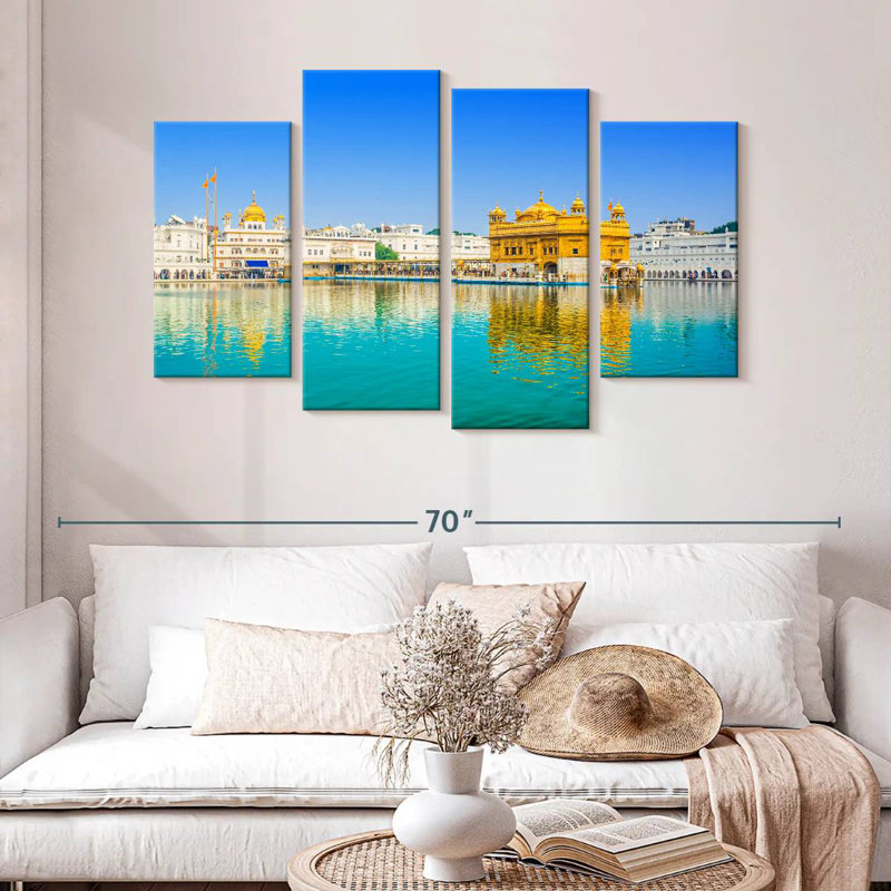 Nicci Asia Amritsar Golden Temple, H 32 po x l 52 po