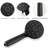 Matte Black Shower With Stainless Steel And Design Slide Bar Showerhead Overhead Rainfall 7 Functions