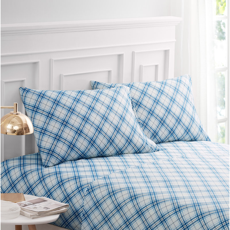 Brinckerhoff Microfiber Plaid, Blue