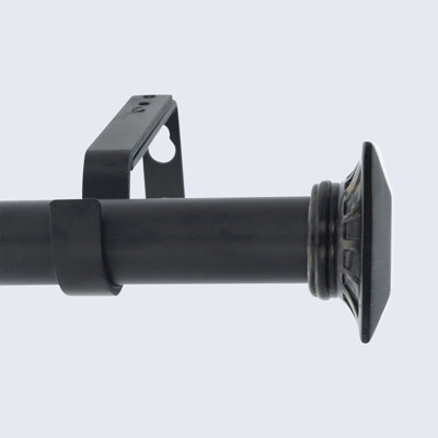 Zambrana Adjustable 1'' Single Curtain Rod