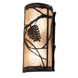Whispering Pines 2 - Light Flush Mounted Sconce