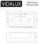 x 850mm Freestanding Bathtub
