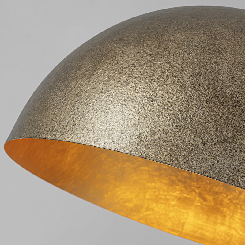 Aire 1 - Light Dimmable Dome Kitchen Island Pendant Light, Antique Brass