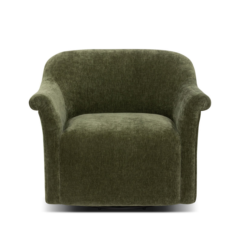 Bella Swivel Chair, Putty, Moss