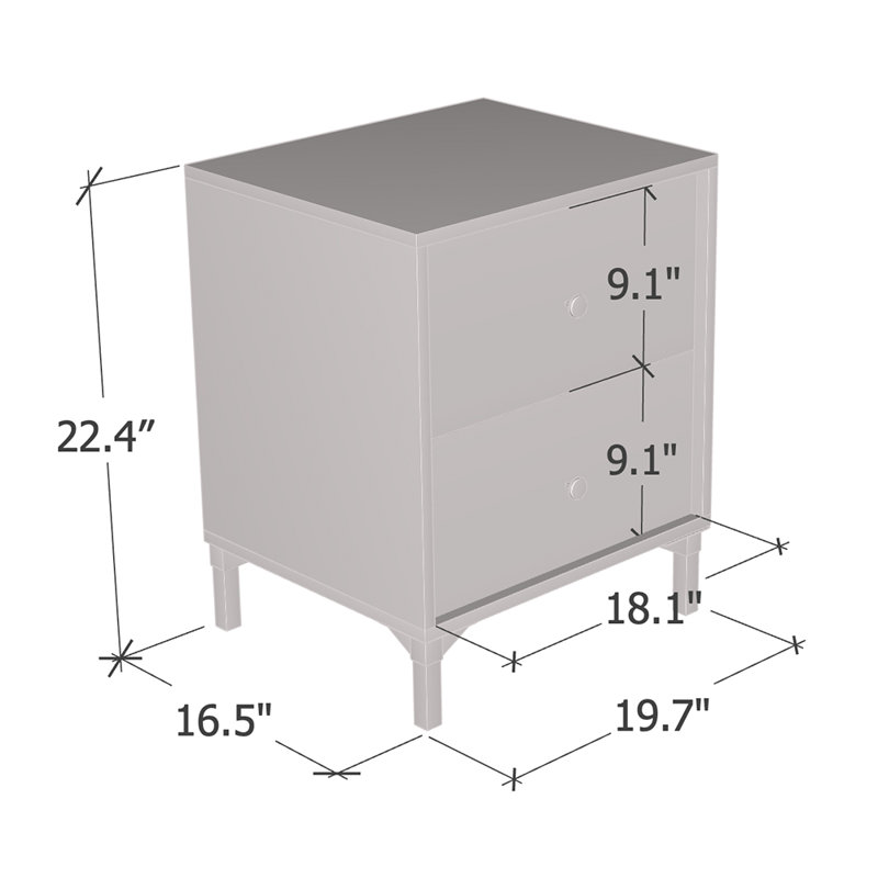 Balmorhea 18" Nightstand