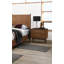 Table de chevet en noyer massif 1pc