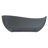 Fslefay 65'' Terrazzo Freestanding Deep Soaking Bathtub, Speckled Solid Surface Stone Resin Stand Alone Tub with Overflow-125177226
