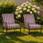 3" Deep Seat Cushion Stripe Border Frame - Water-Resistant-1297719632-1297719621