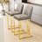 360° Swivel Bar Chairs (2), Grey+gold Classy Adornment, Comfortable Seating, Frame, For Bars, Restaurants, Kitchen Counters, Offices, Space Efficient Arrangement Elegant Outlook, Metal Legs,