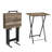 TV Trays for Eating Set of 4 with Stand,Folding TV/Snack Tray Table Set,Folding TV Dinner Tables for Small Space