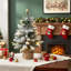 56cm H Artificial Pine Christmas Tree