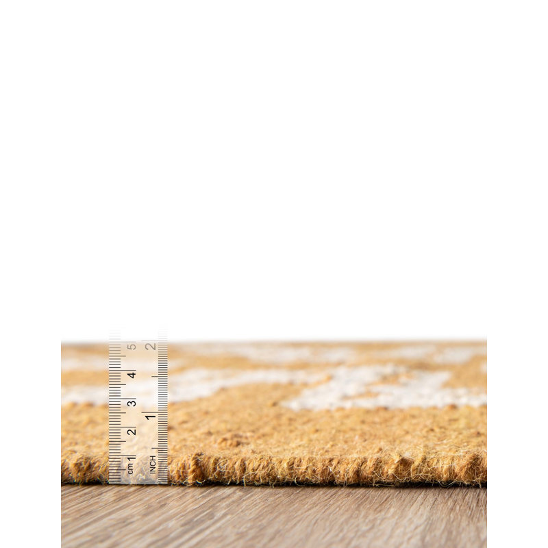  Tapis en laine Rani Kilim, Rectangle 10 pi x 14 pi 1 po, Ivoire ivoire