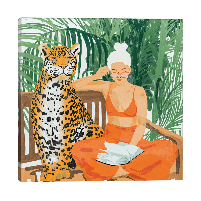 Jungle Vacay II - Wrapped Canvas Print, 66.04 cm H x 66.04 cm W x 1.91 cm D