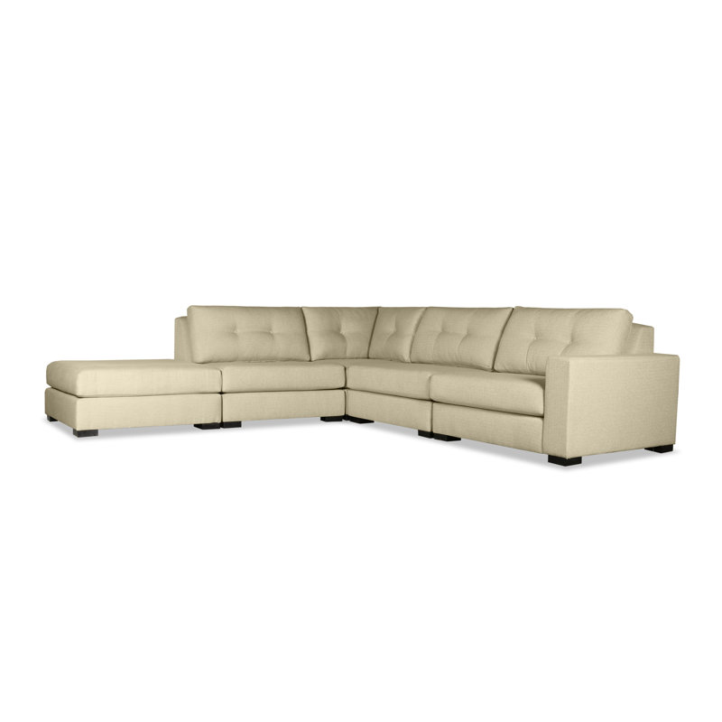 Seda Upholstered Sectional, Grey Revolution®, Left Hand Facing