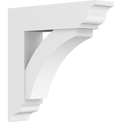 5"W x 24"D x 24"H Standard Thorton Architectural Grade PVC Bracket with Traditional Ends