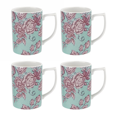 Kingsley Mugs, Teal