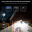 Adetoun Black 12cm H Integrated LED Outdoor Flush Mount