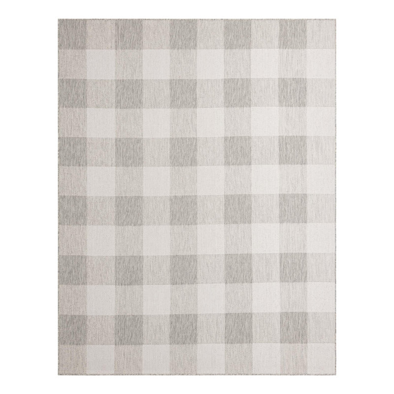 Tapis en polypropylène tissé à la machine Tereon, Rectangle 7 pi 10 po x 10 pi