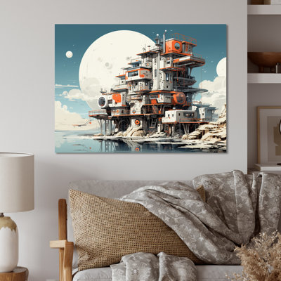 Fantasy Castle I - Castles Metal Art Print