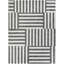 Tapis rayé gris / blanc intérieur / extérieur Pauling-1900274354