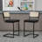 Avalyna Upholstered Counter Stool with Metal Frame-766230550-766230552-766357873