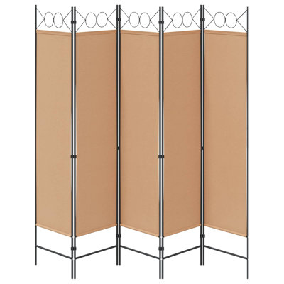 180 cm H Iron Folding Room Divider