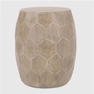 Table d'appoint d'extérieur en béton léger