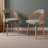 Upholstered Dining Chair With Wooden Frame-1244952187-1252833041